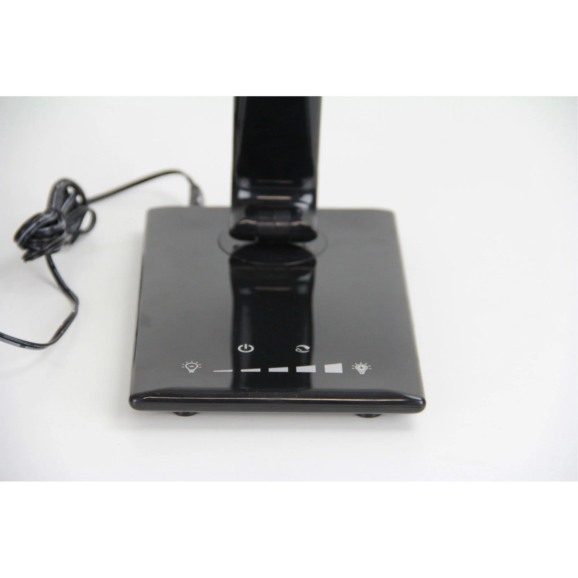 Luke LED Black Desk Lamp Touch Dim USB Port - Image 4