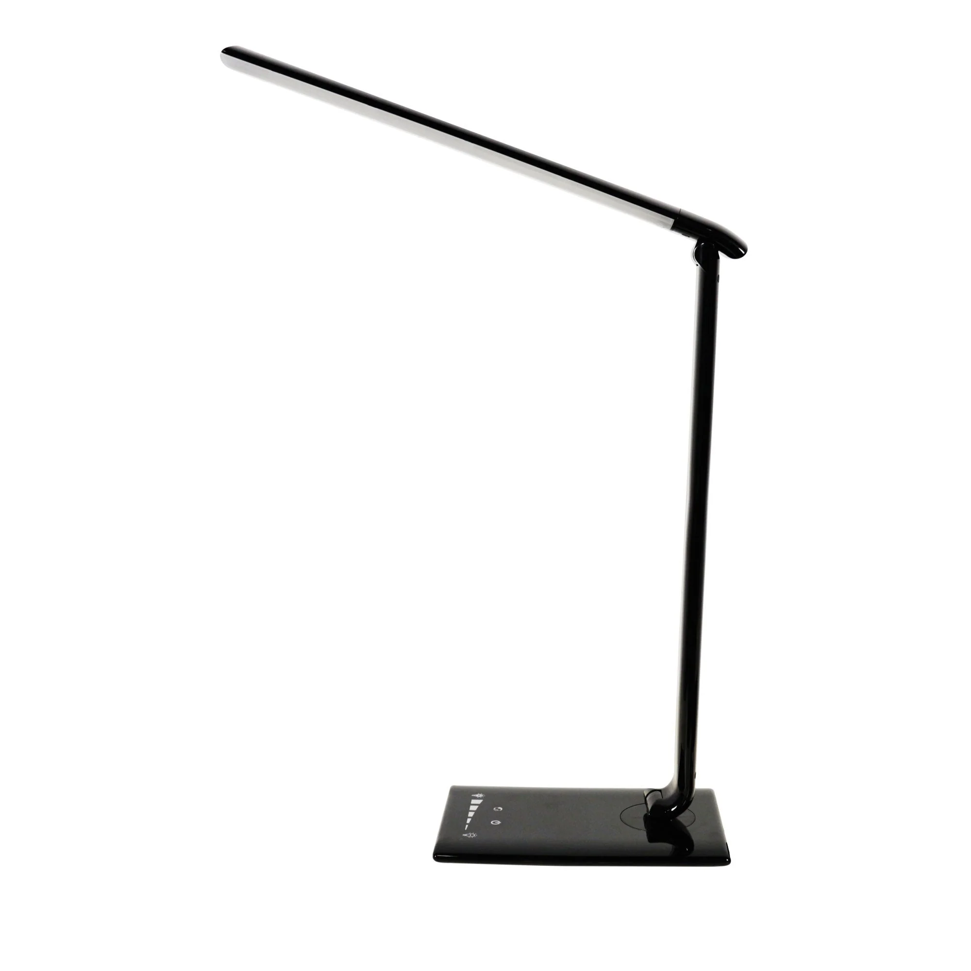 Luke LED Black Desk Lamp Touch Dim USB Port - Image 6