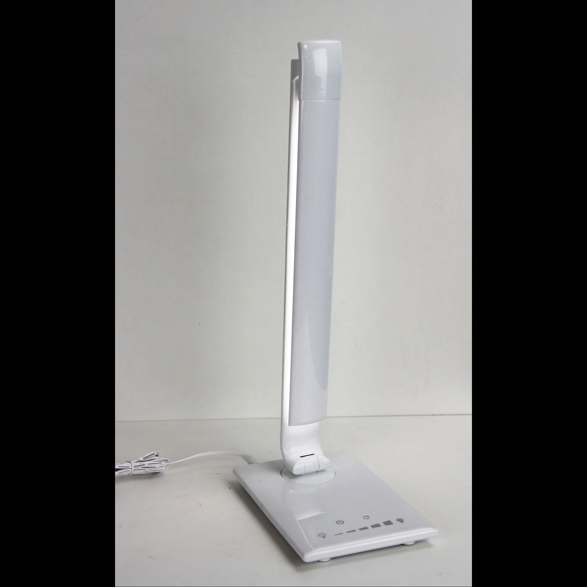 Luke LED White Desk Lamp Touch Dim USB Port - Image 3