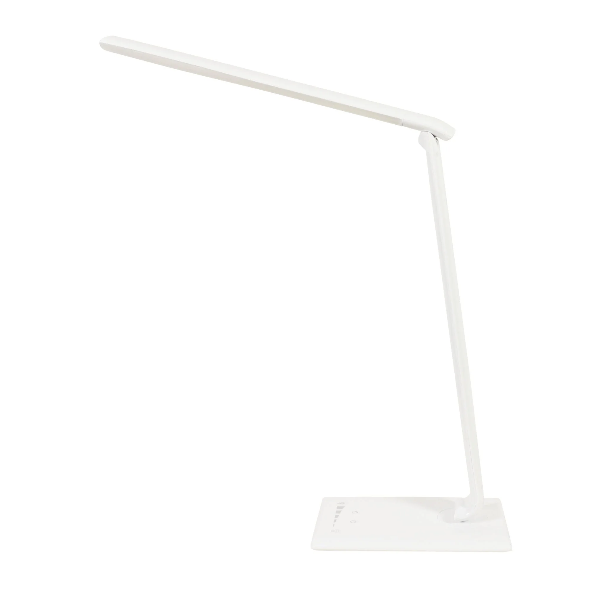 Luke LED White Desk Lamp Touch Dim USB Port - Image 5