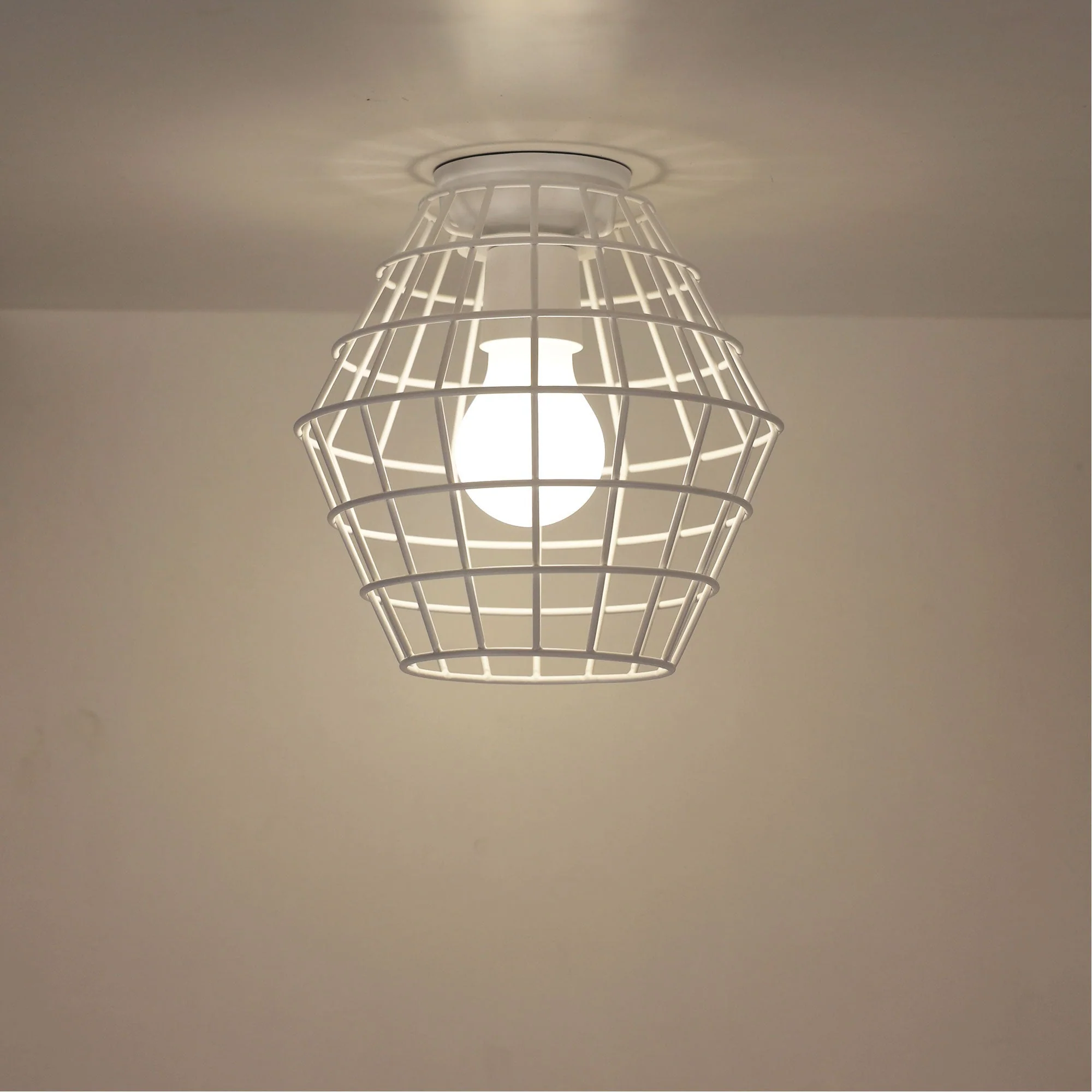 Maci.18 White Mesh DIY Shade B22 - OL2542WH - Image 2