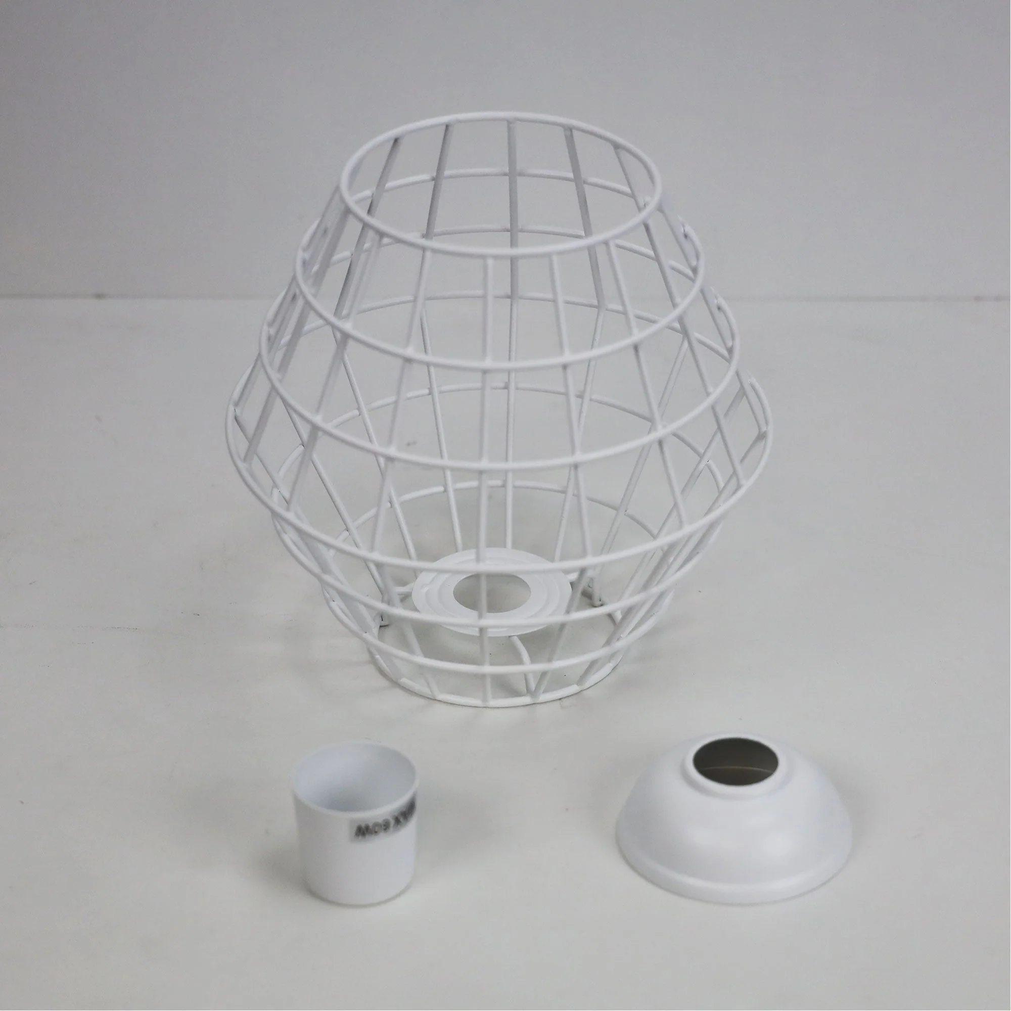 Maci.18 White Mesh DIY Shade B22 - OL2542WH - Image 3