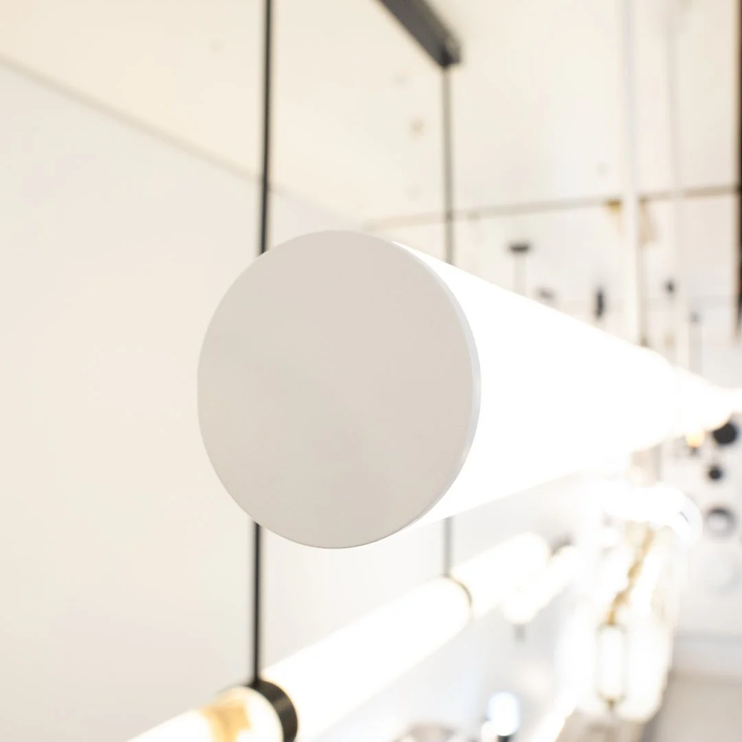 MADISON Spanish Marble Linear LED Pendant - Black, Brass, Antique Brass and Coffee | Lighting Creations - Image 6