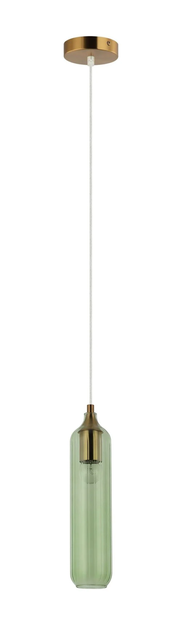 Manga Glass Cylinder Pendant Light in Smokey Black, Green, Blue, Amber, Clear - Image 4