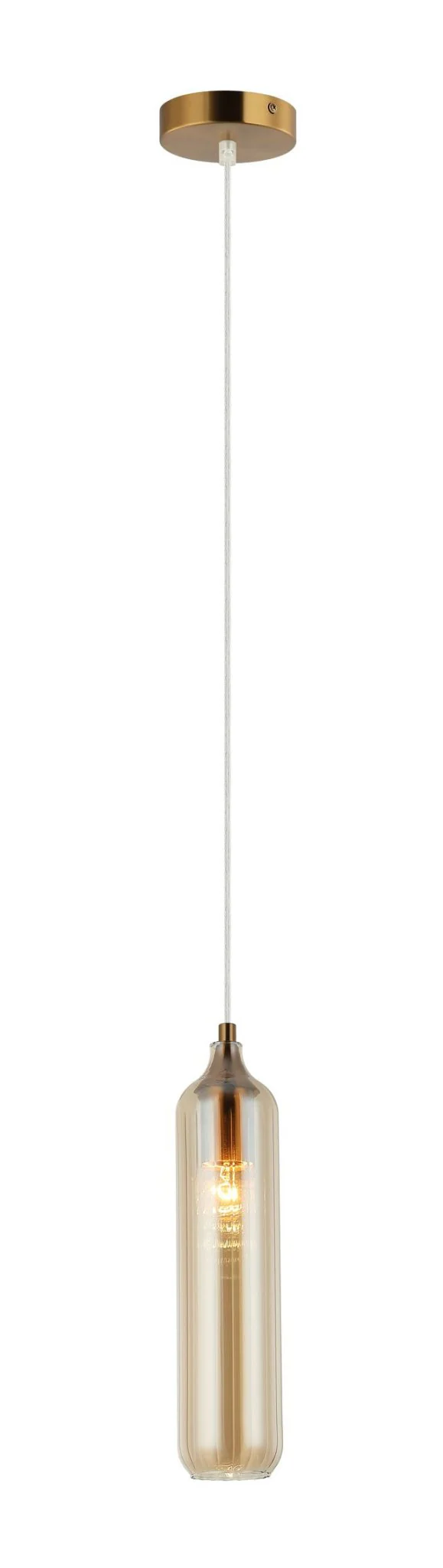 Manga Glass Cylinder Pendant Light in Smokey Black, Green, Blue, Amber, Clear - Image 7