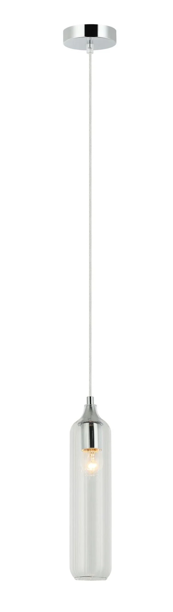 Manga Glass Cylinder Pendant Light in Smokey Black, Green, Blue, Amber, Clear - Image 9
