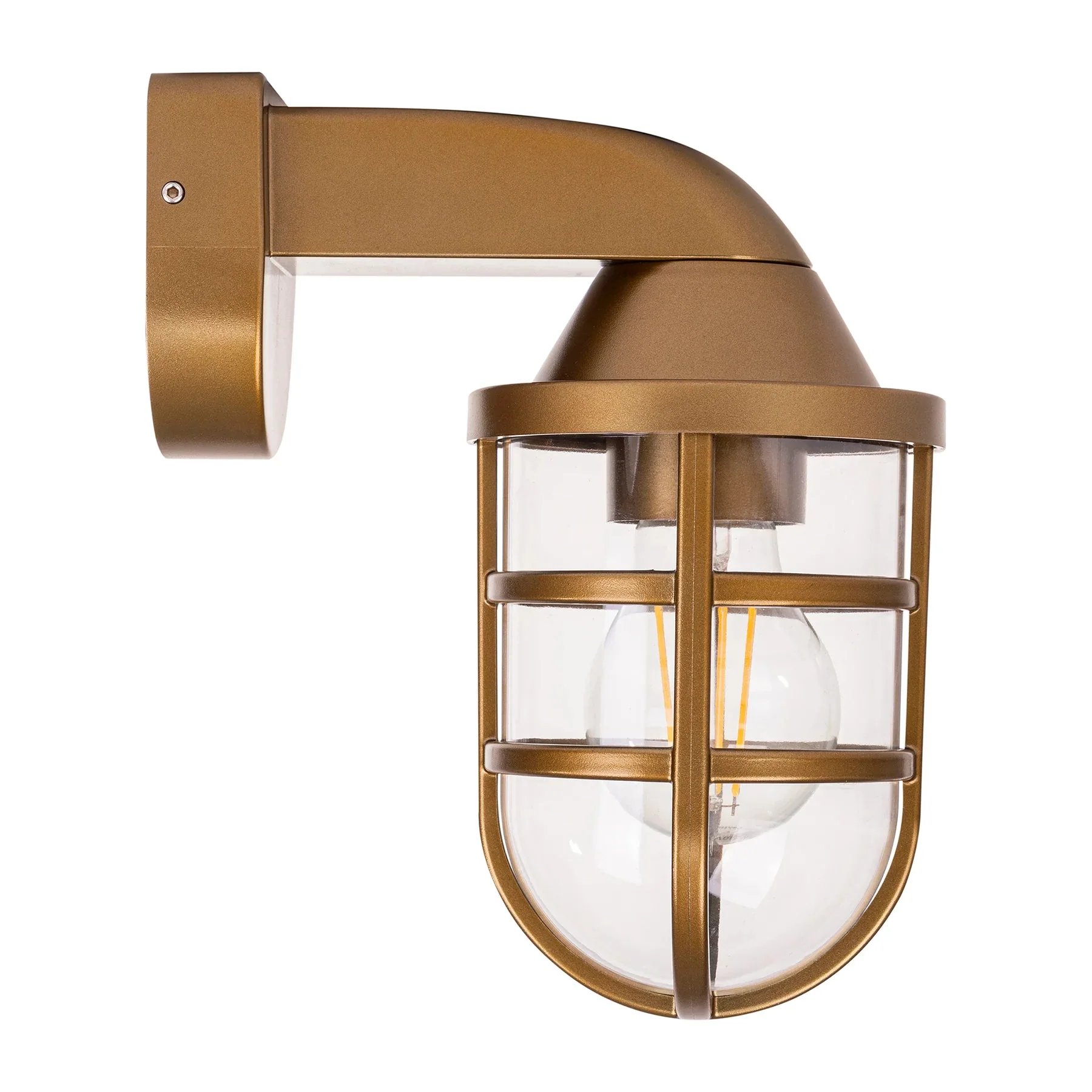 Marina Outdoor LED Wall Light in Black, Brass or White Havit Lighting - HV3511W - Image 3