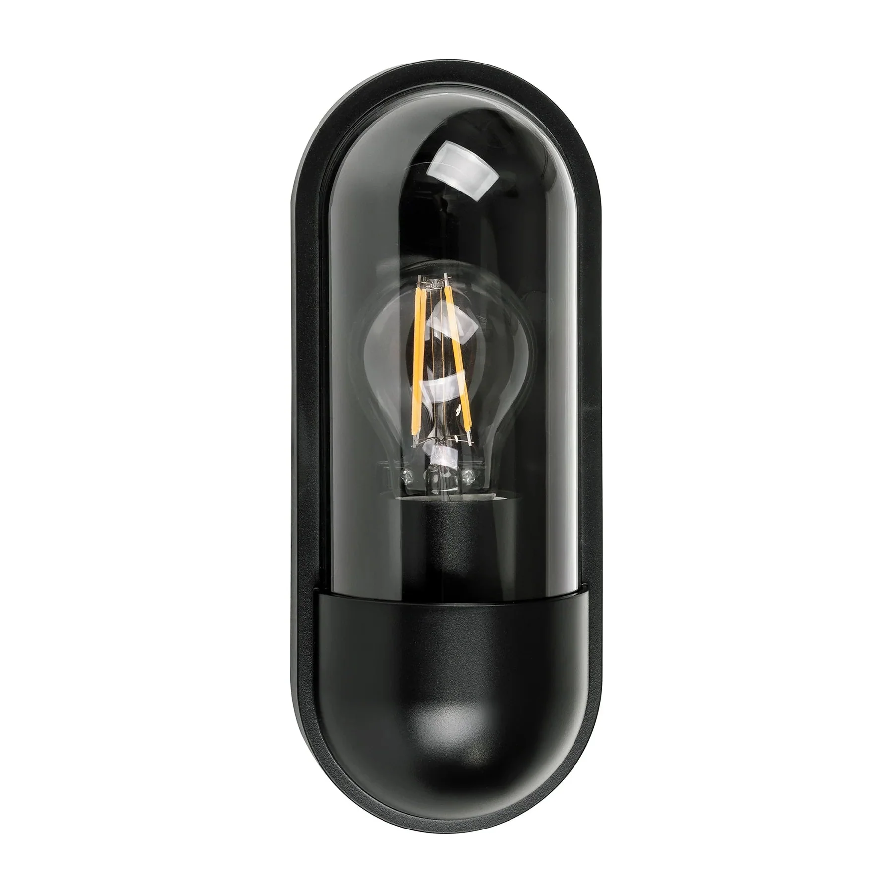 Lume Outdoor LED Wall Light in Black, Brass or White Havit Lighting - HV3512W - Image 2