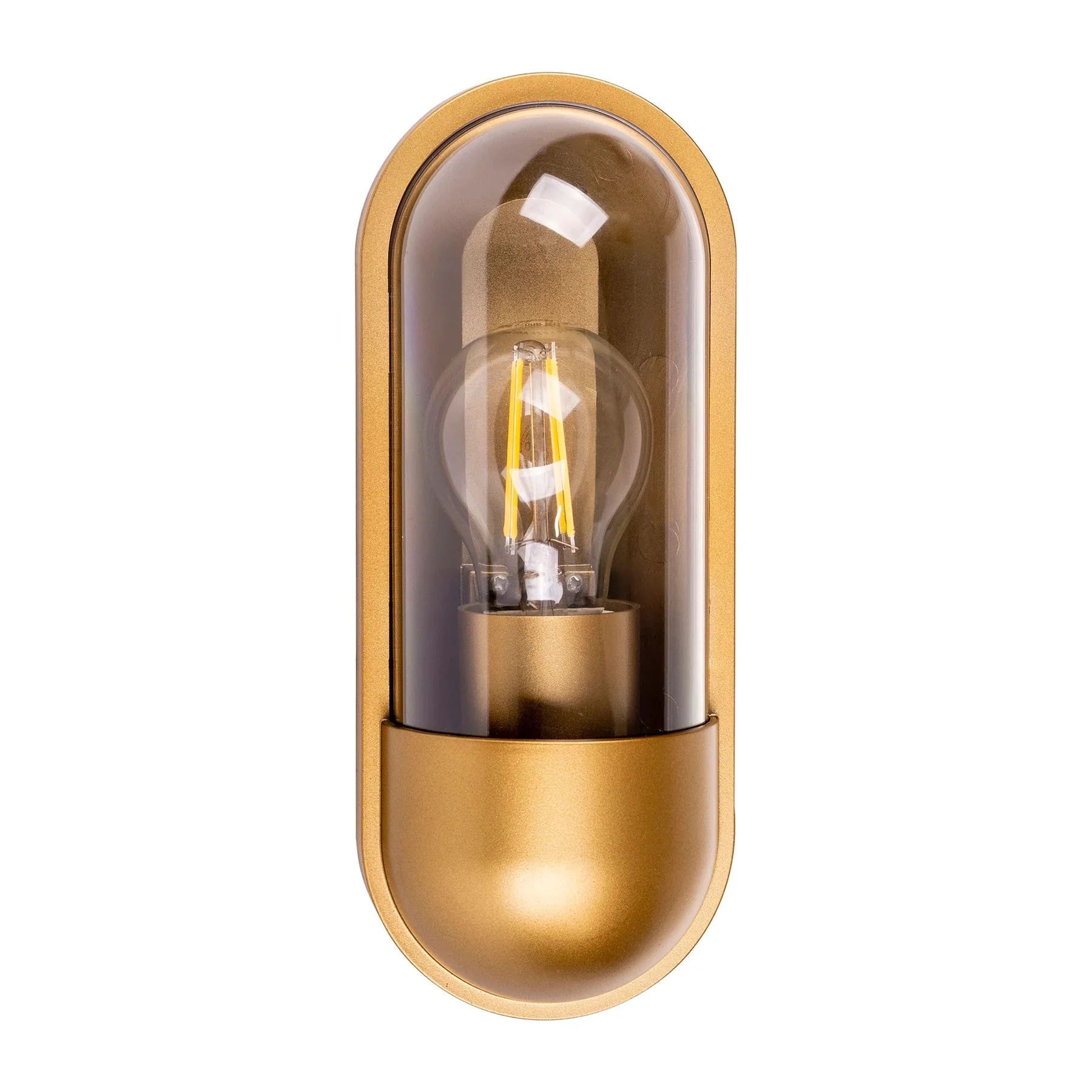 Lume Outdoor LED Wall Light in Black, Brass or White Havit Lighting - HV3512W - Image 3