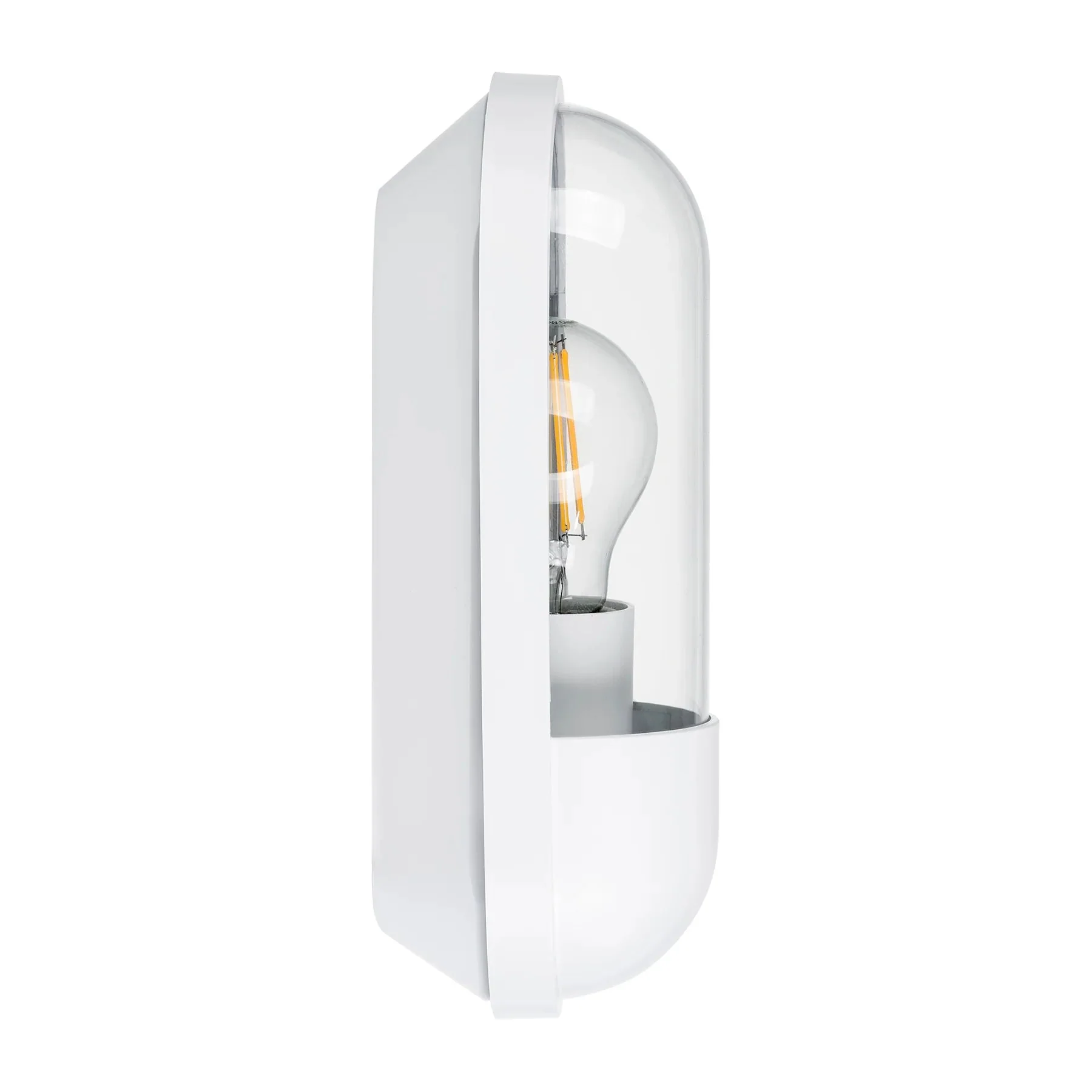 Lume Outdoor LED Wall Light in Black, Brass or White Havit Lighting - HV3512W - Image 7