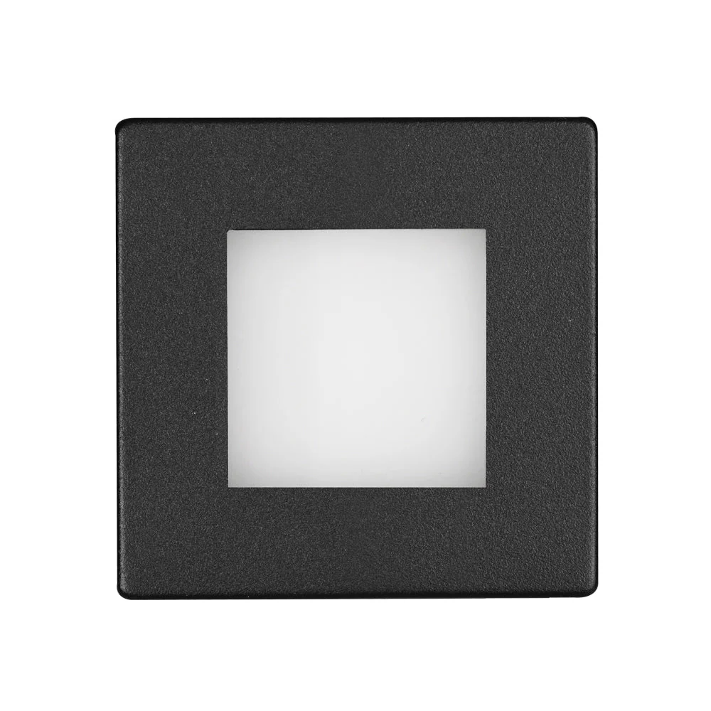 Martec Aspen 3W LED Tricolour IP54 Reccessed Step Light Matt Black or White