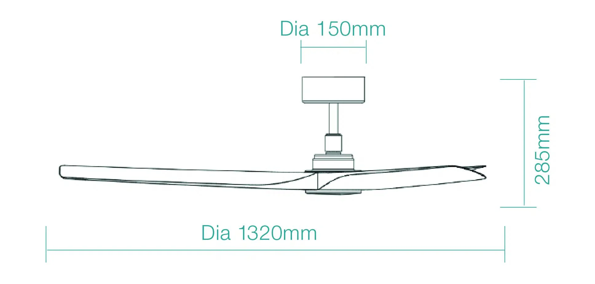 Martec Cordoba DC 52″ Smart Ceiling Fan With WIFI Remote Control + LED light - Image 5