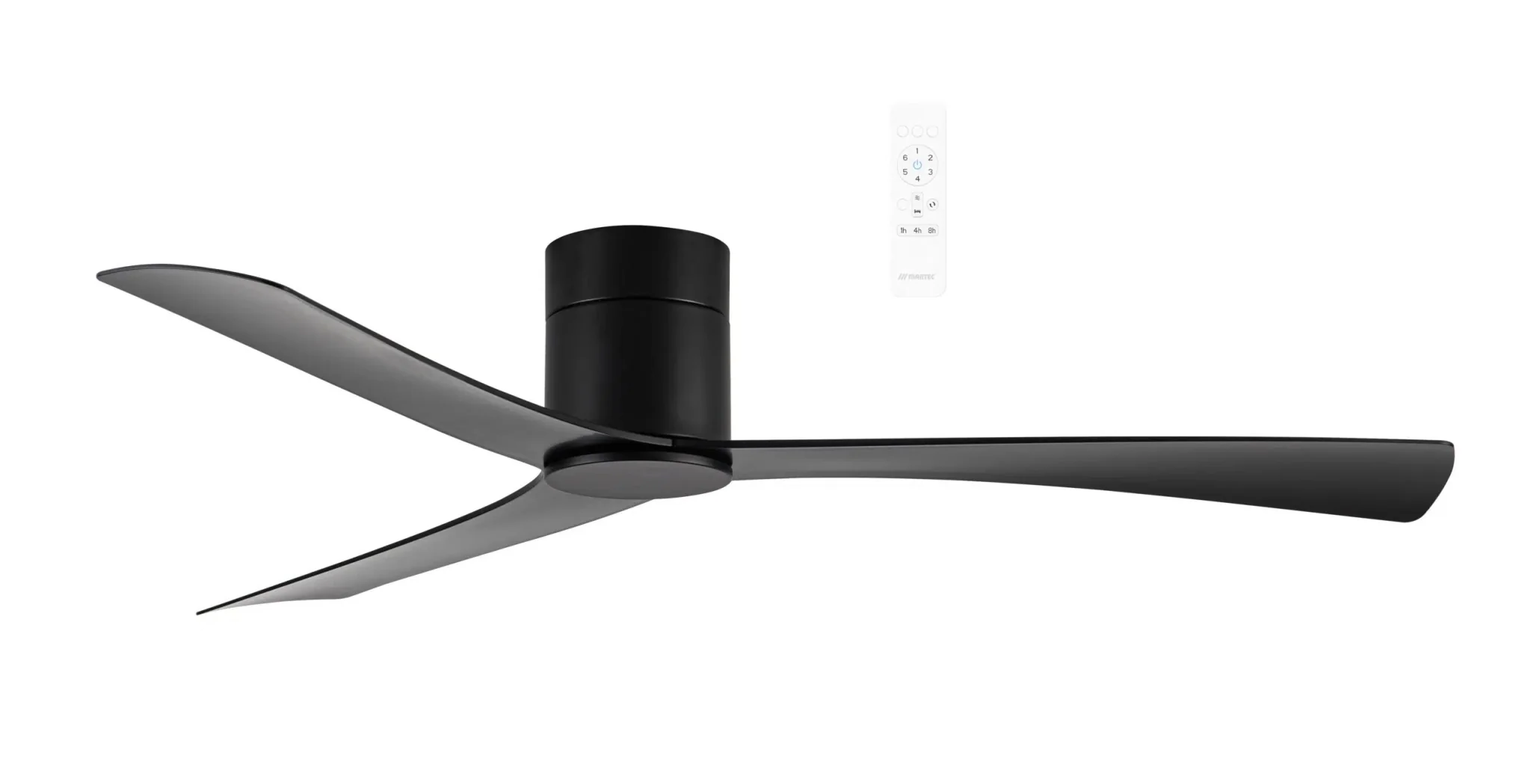 Martec Metro DC 52″ Smart Ceiling Fan With WIFI Remote Control in White, Black or White Oak - Image 2