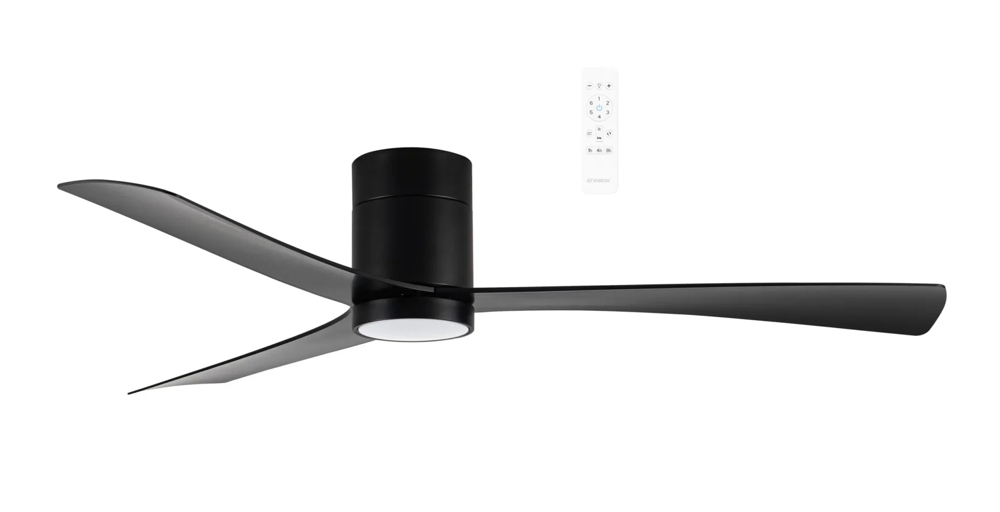 Martec Metro DC 52″ Smart Ceiling Fan With WIFI Remote Control + LED light in White, Black or White Oak - Image 2
