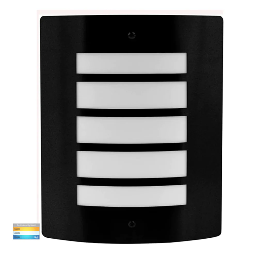 Mask Outdoor LED Wall Light CCT 10w in 316 Stainless Steel or Black Havit Lighting - HV36042T - Image 3