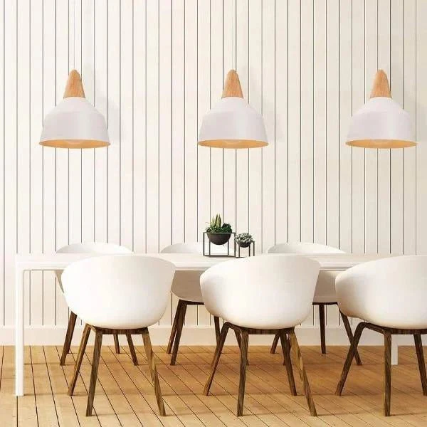 Mercator Noel 1Lt Small Light Pendant - Black/White - Image 3