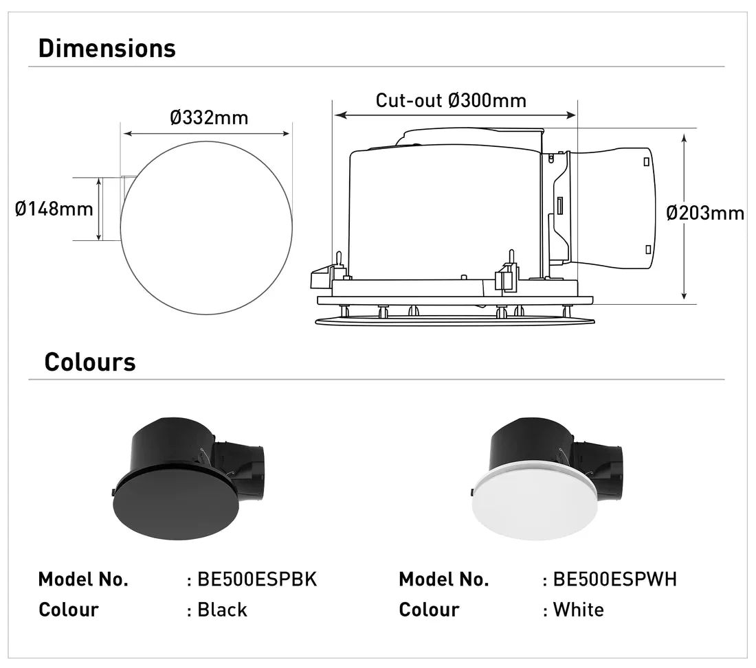 Mercator Turboline 300 Round Exhaust Fan - Image 3