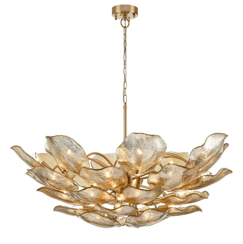 MONTE-CARLO 32 Light Floral Pendant Light | Lighting Creations