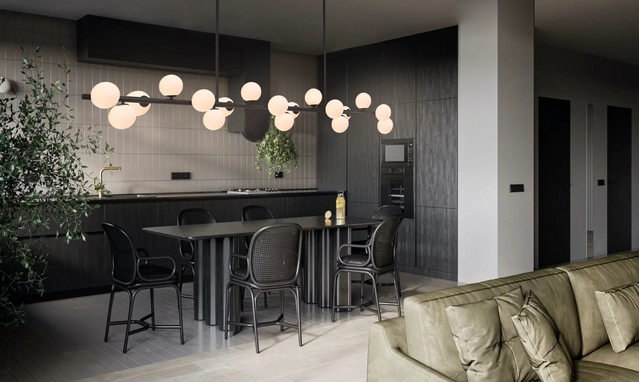 Telbix Moran 18 Lights Pendant - Image 3