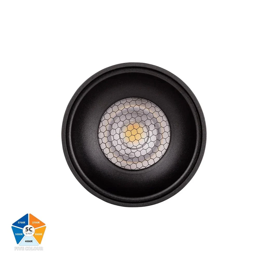 Nella LED Downlight 7w Black, White CCT HV5841S-EXT Havit Lighting - Image 3