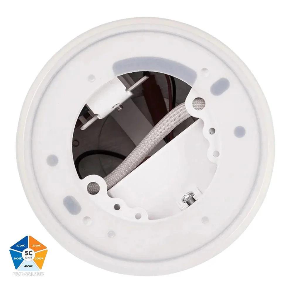 Nella Surface Mounted LED Downlight 12w Black, White CCT HV5842S-BLK-EXT, HV5842S-WHT-EXT Havit Lighting - Image 7