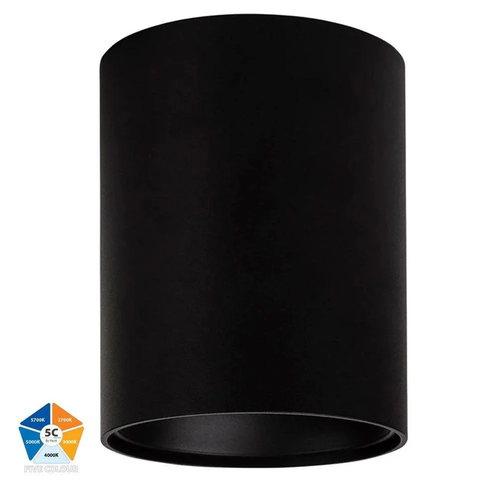 Nella Surface Mounted LED Downlight 18w Black, White CCT HV5843S-BLK, HV5843S-WHT Havit Lighting - Image 2