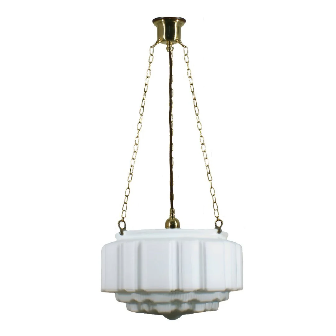 St Kilda 14" 3 Patina Chain Pendant Lighting - Image 3