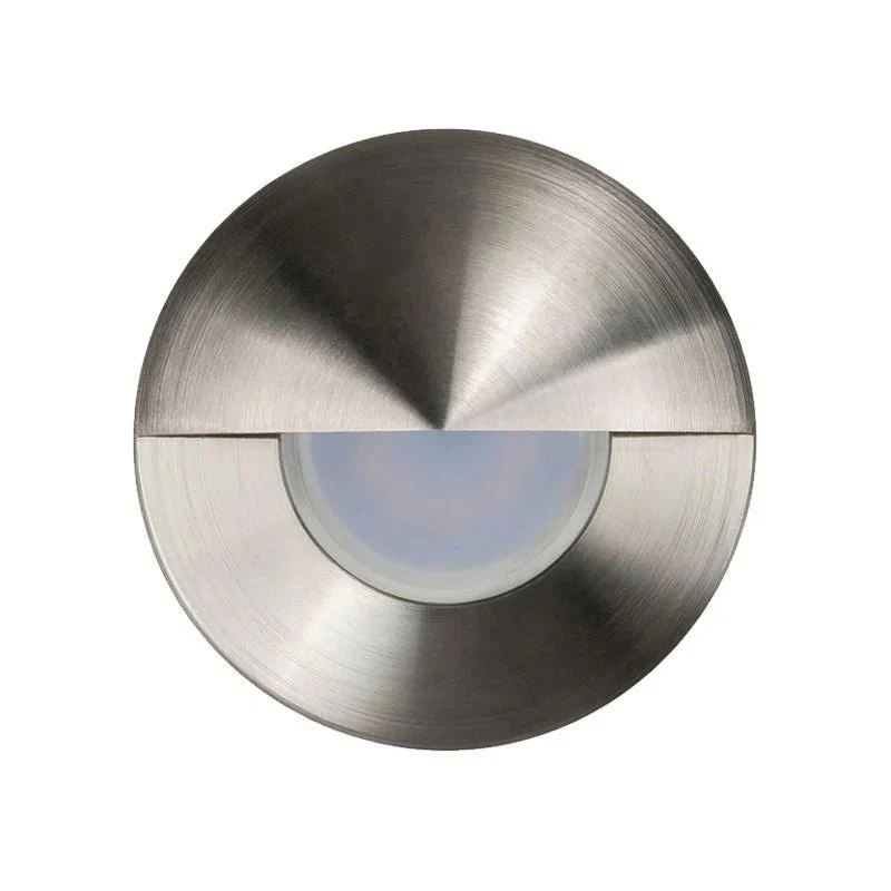 Ollo LED Step Light with Eyelid TRI Colour 5w in 316 Stainless Steel Havit Lighting - HV19032T-SS316