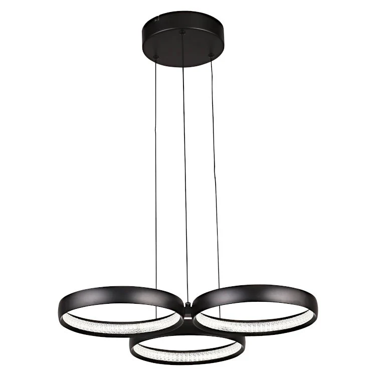 Olympus 3 Light LED Pendant Gold, White or Black - Image 3