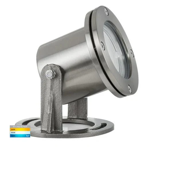 Onder LED Pond Light TRI Colour 5w in 316 Stainless Steel Havit Lighting - HV1491T