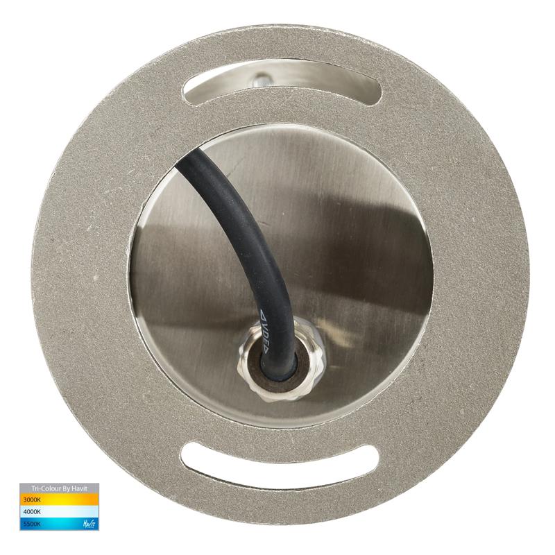 Onder LED Pond Light TRI Colour 5w in 316 Stainless Steel Havit Lighting - HV1491T - Image 4