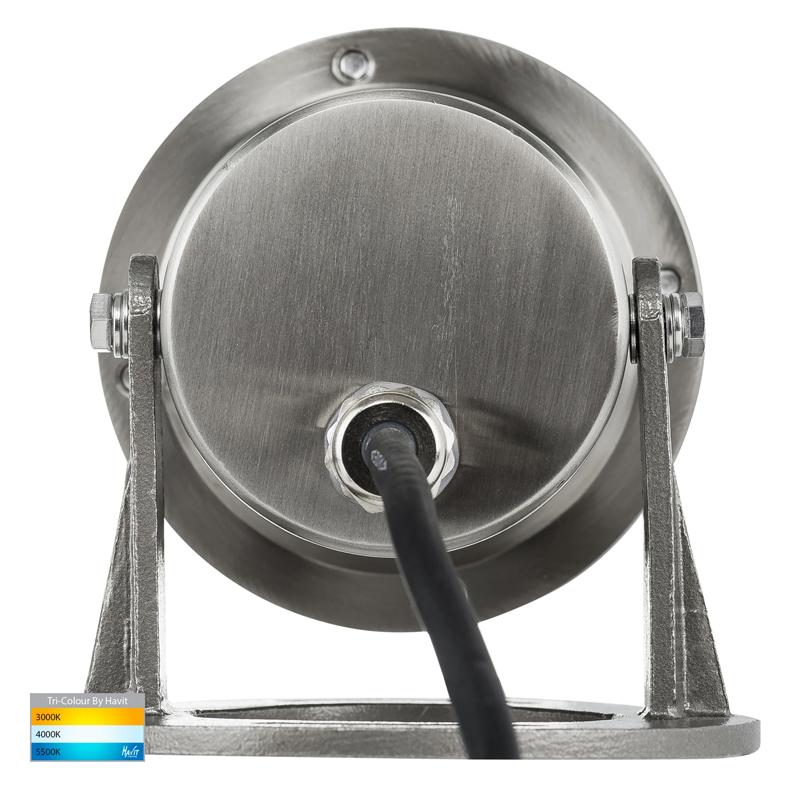 Onder LED Pond Light TRI Colour 5w in 316 Stainless Steel Havit Lighting - HV1491T - Image 7