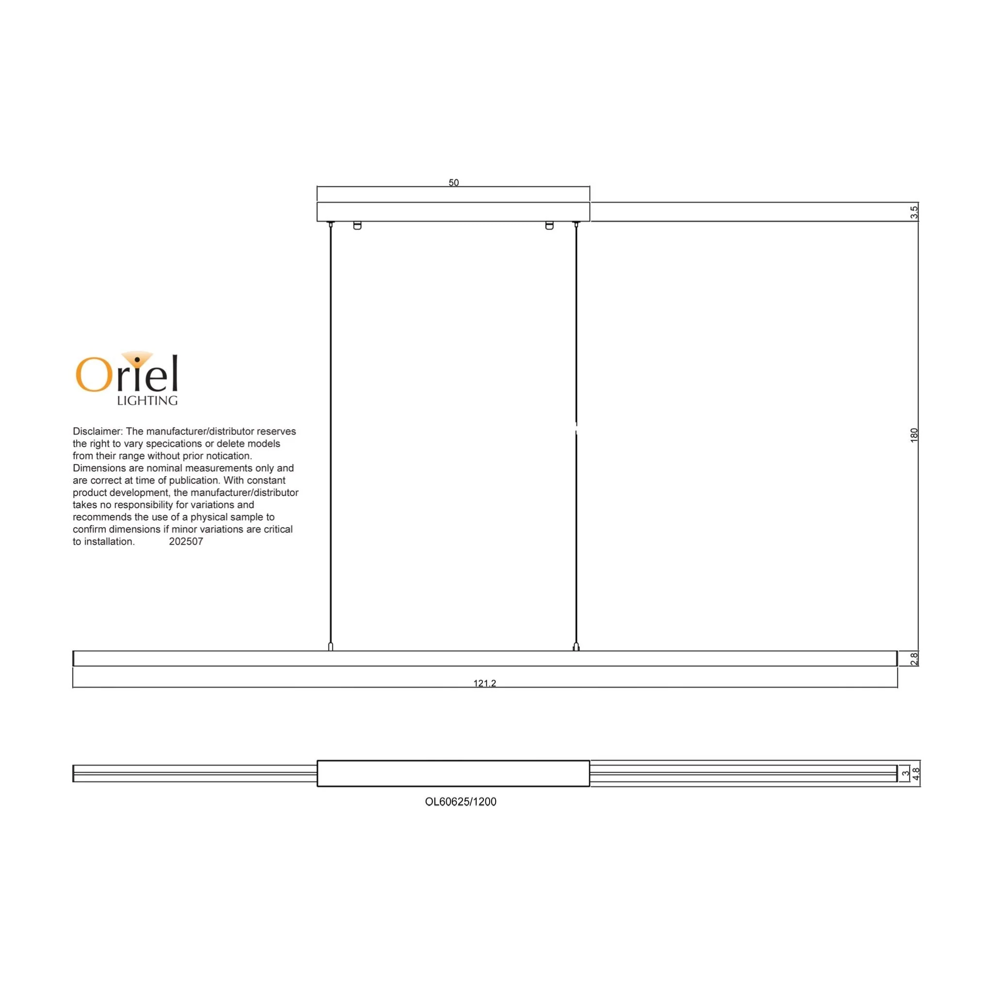 SHARD CCT - Slimline LED Pendant - Image 13