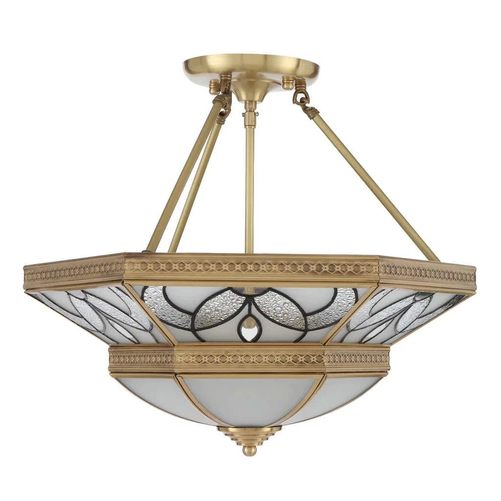 Orista CTC Pendant Light 6Lt in Brass - Image 4