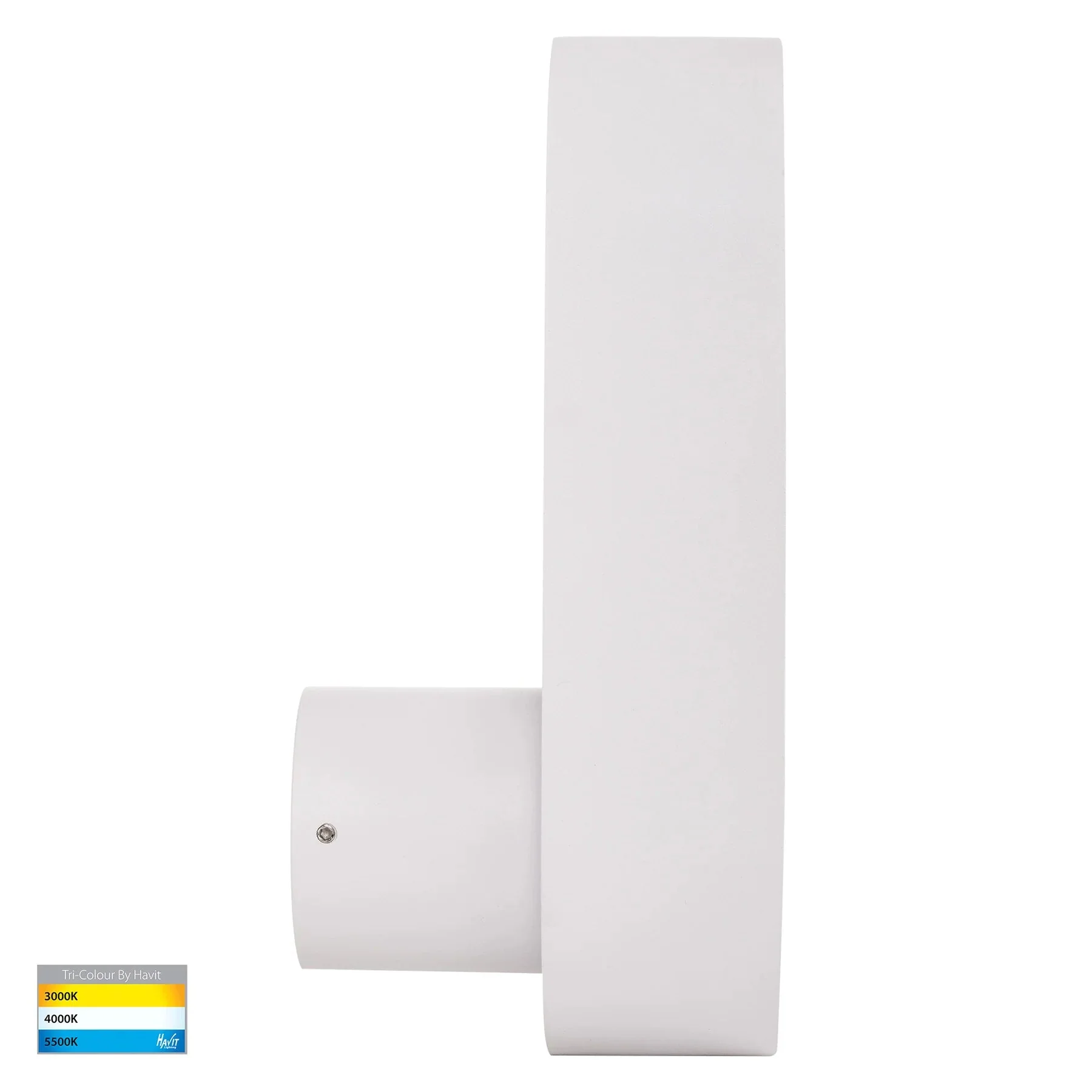 Ovale Indoor LED Wall Light in Black, Black/Brass, White, White/Brass Havit Lighting - HV8080T - Image 17