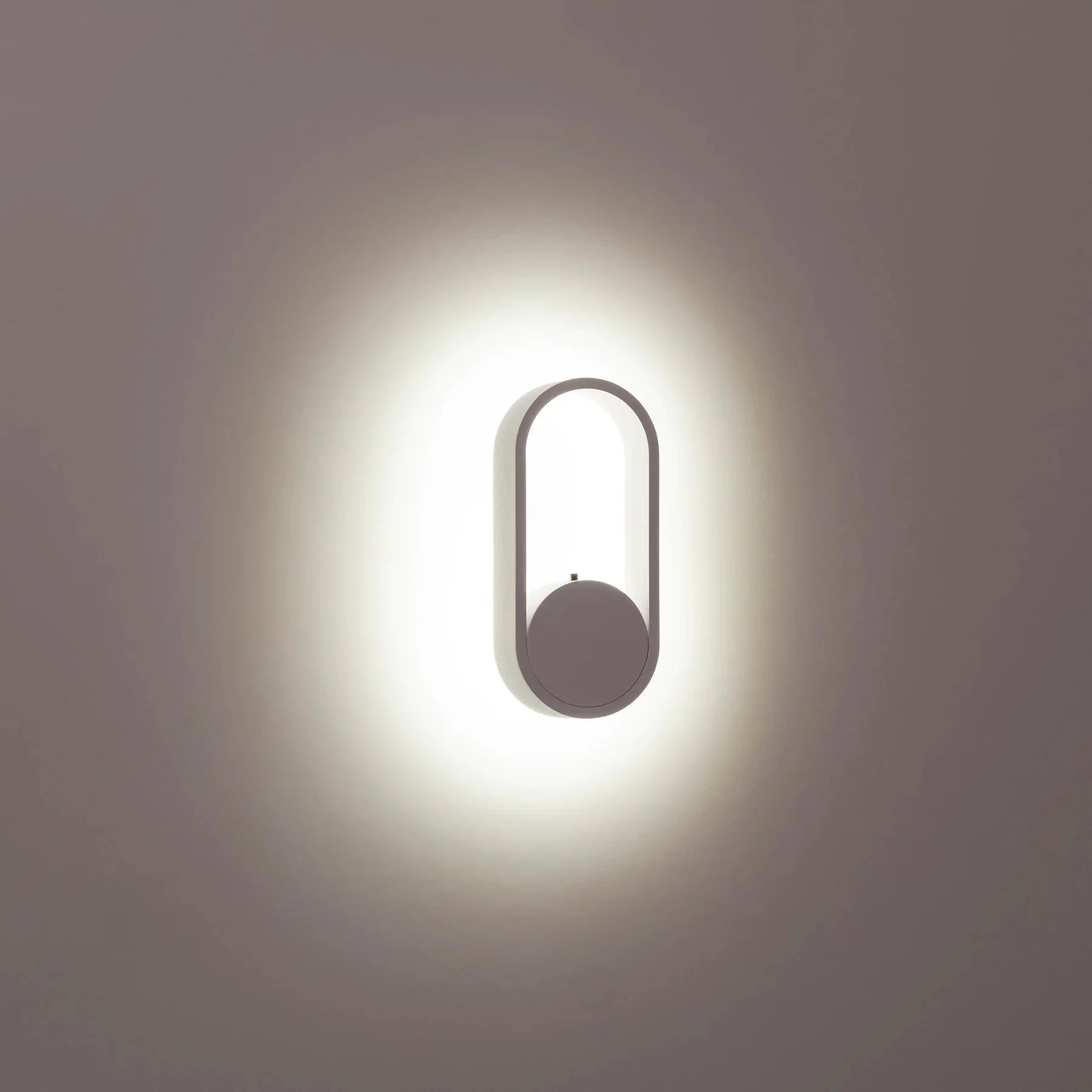 Ovale Indoor LED Wall Light in Black, Black/Brass, White, White/Brass Havit Lighting - HV8080T - Image 20
