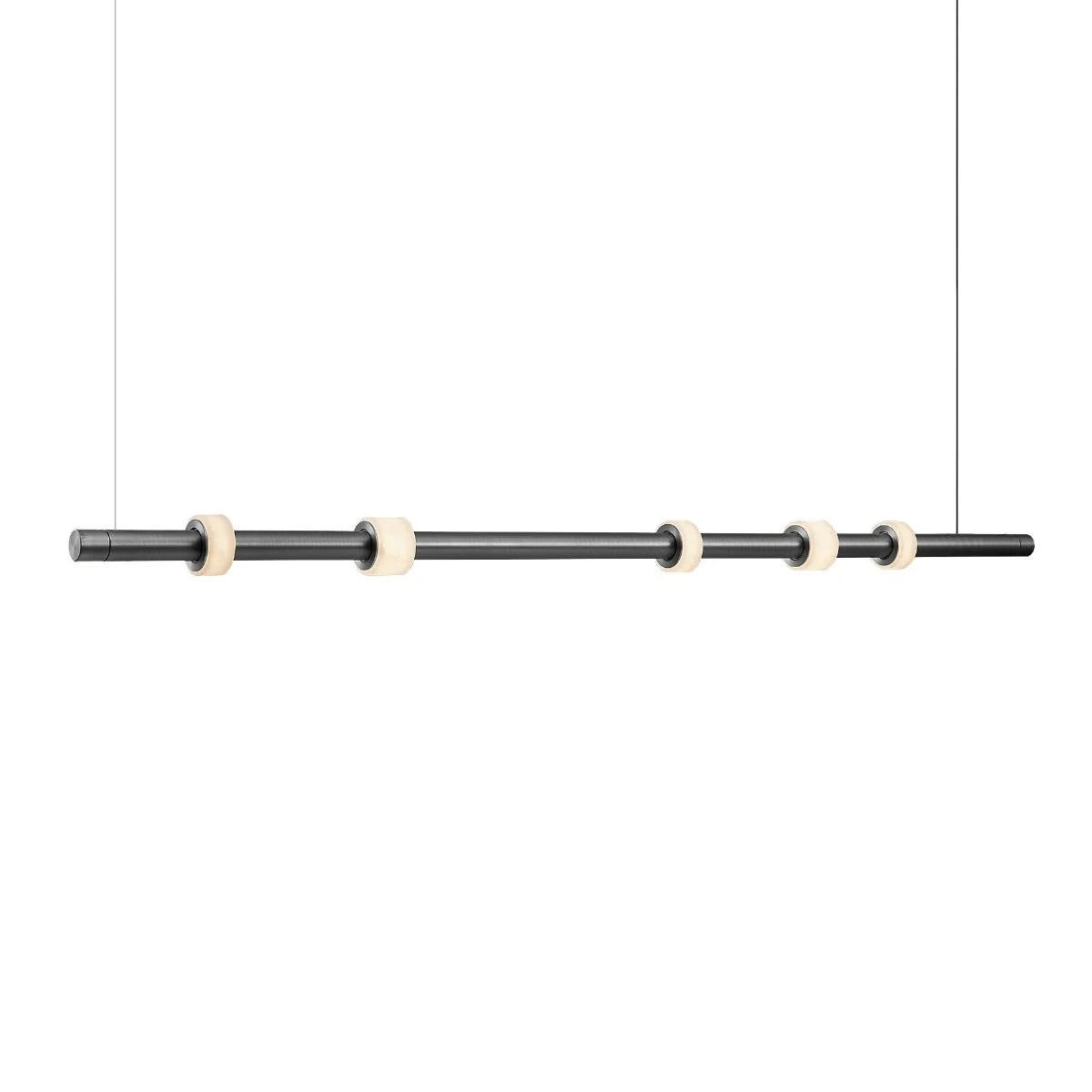 Zenith Marble Pendant Light Pendant Black and Gold | Lighting Creations