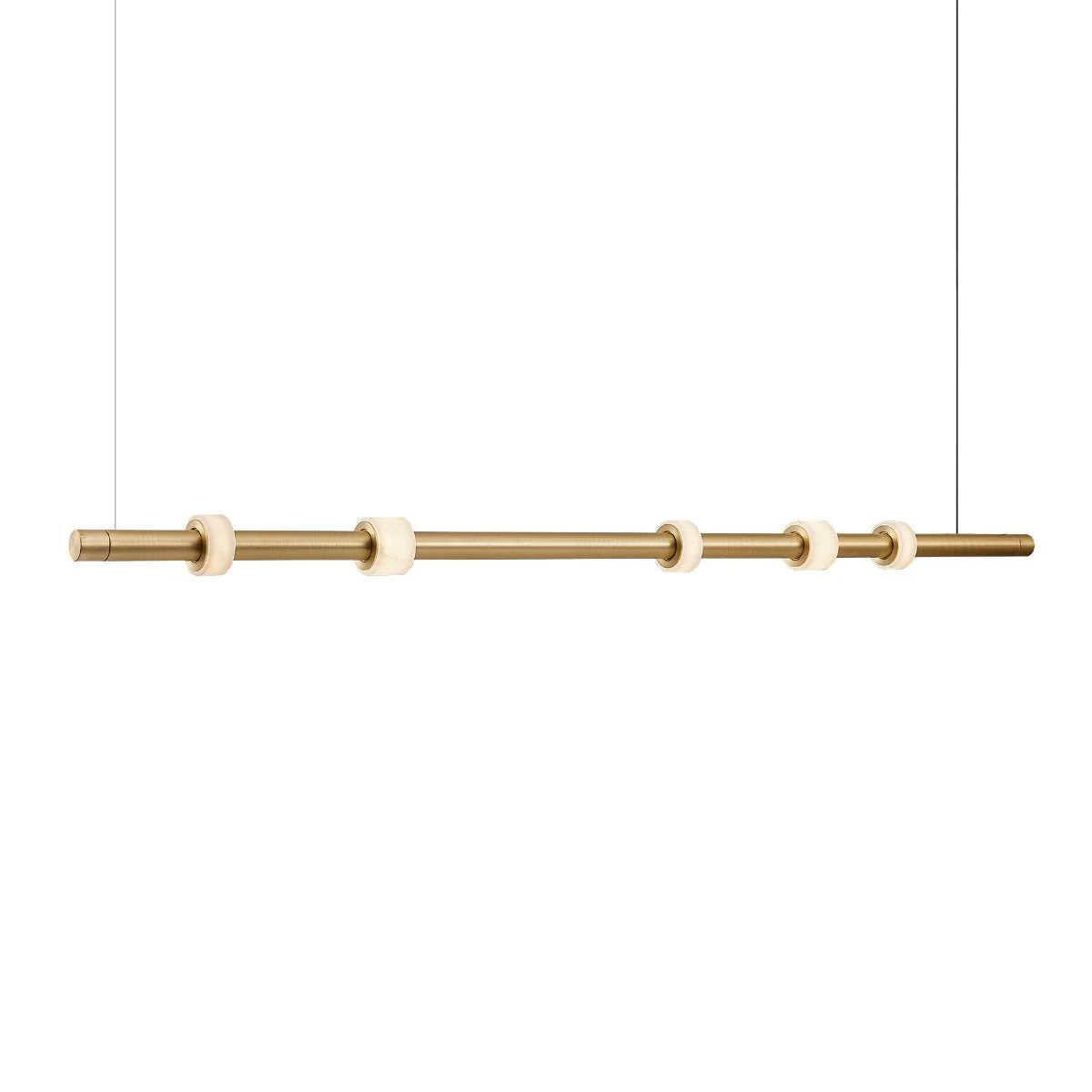 Zenith Marble Pendant Light Pendant Black and Gold | Lighting Creations - Image 2
