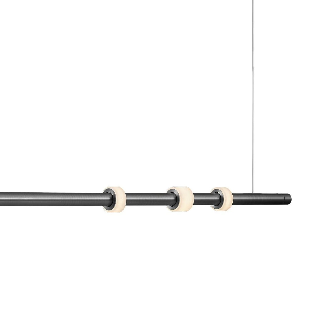 Zenith Marble Pendant Light Pendant Black and Gold | Lighting Creations - Image 4