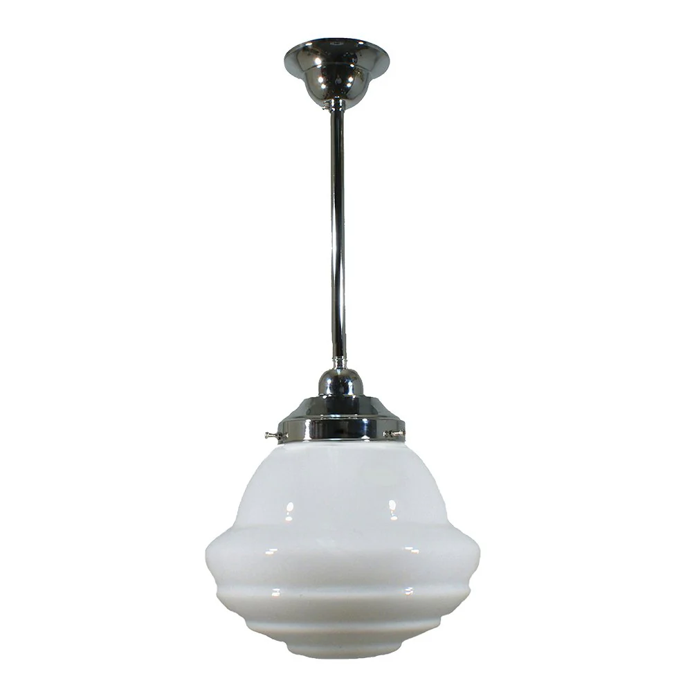PARKVILLE 9" 1 Light ROD Pendant Light - Black/Chrome/Polished Brass/Chrome Retro - Image 2