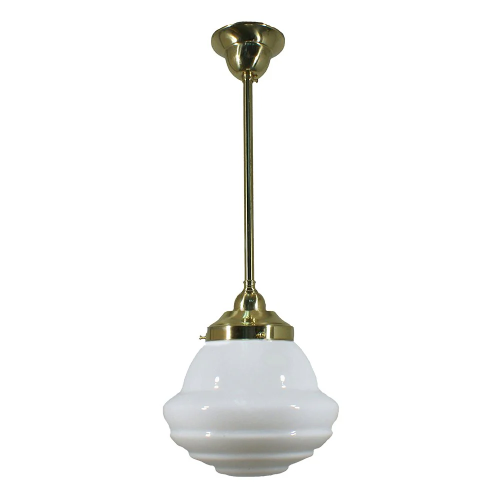 PARKVILLE 9" 1 Light ROD Pendant Light - Black/Chrome/Polished Brass/Chrome Retro - Image 3
