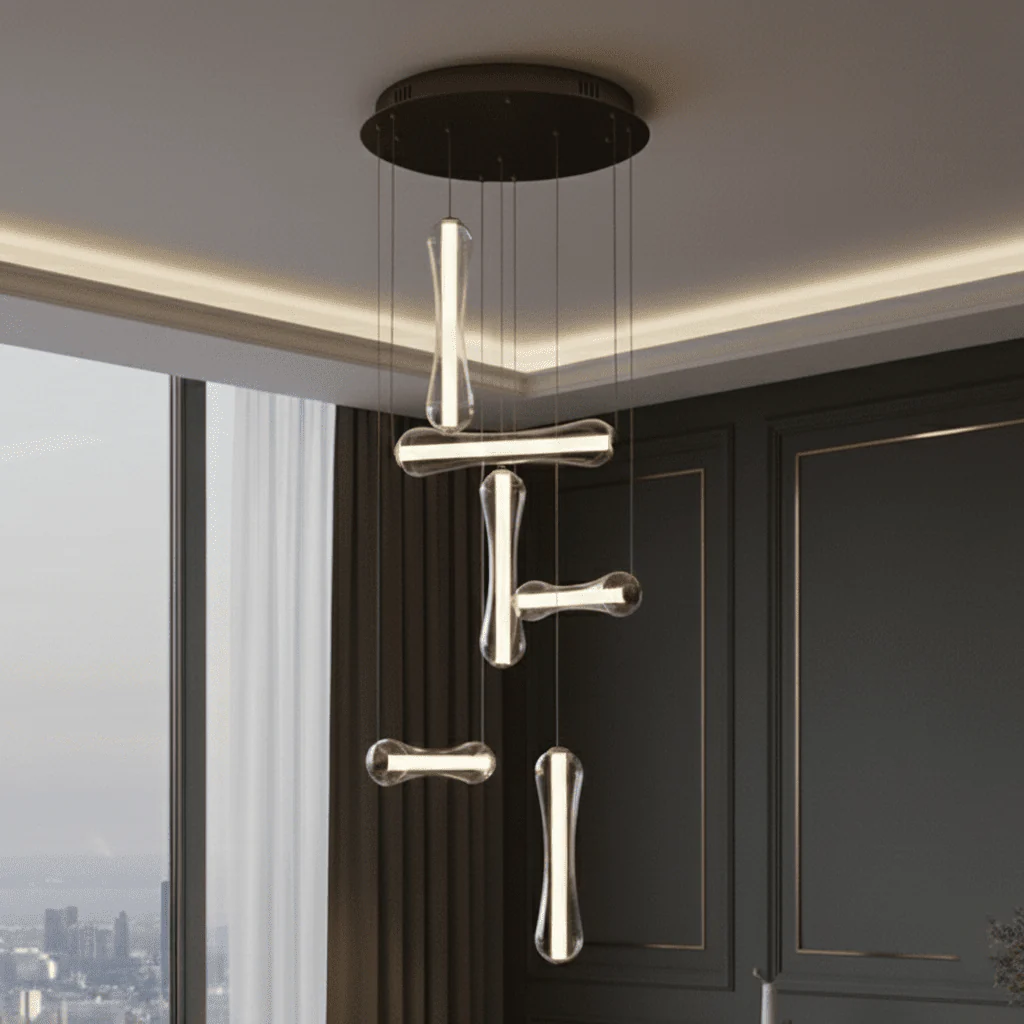 Bruno 6 Light Pendant Light | Lighting Creations - Image 3