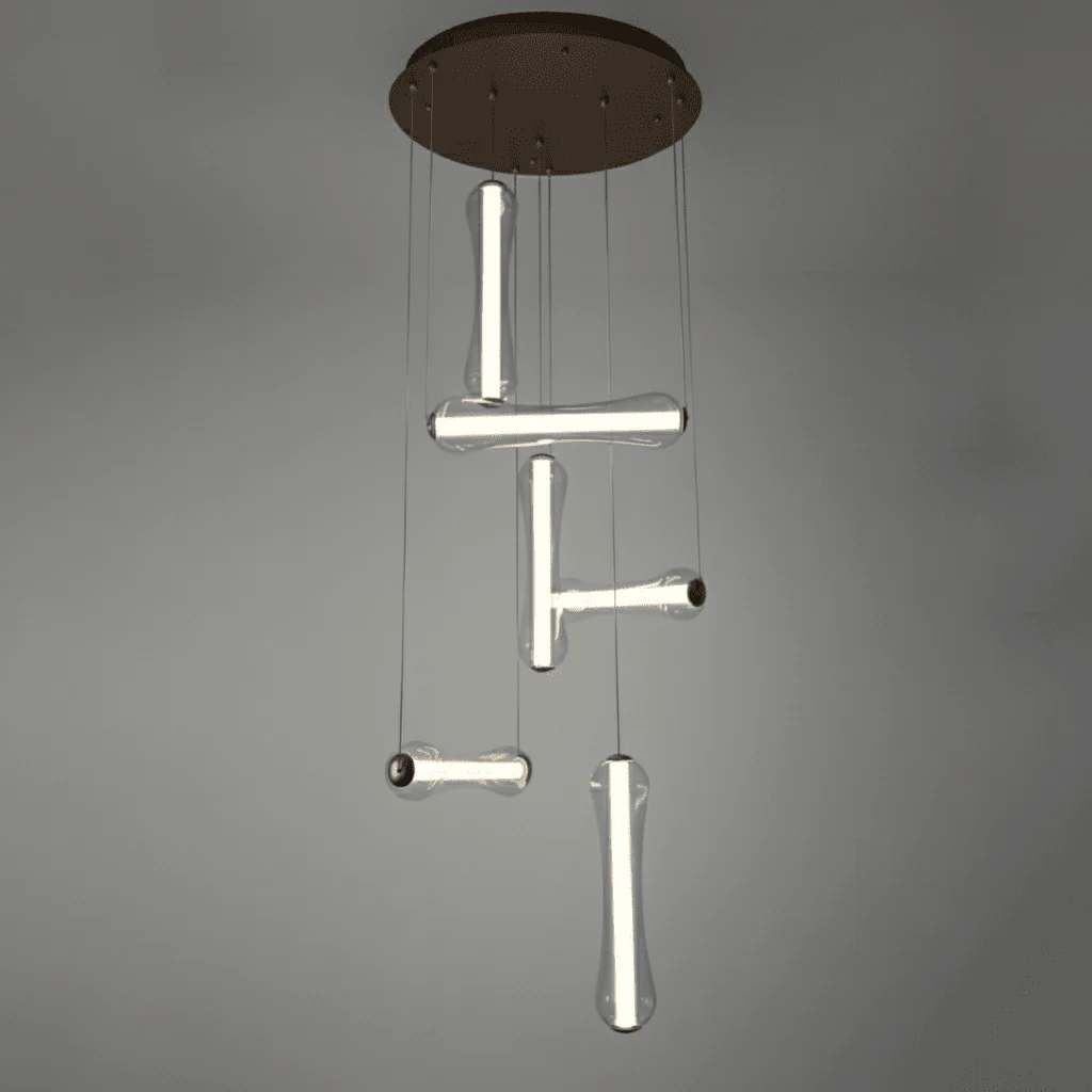 Bruno 6 Light Pendant Light | Lighting Creations - Image 4