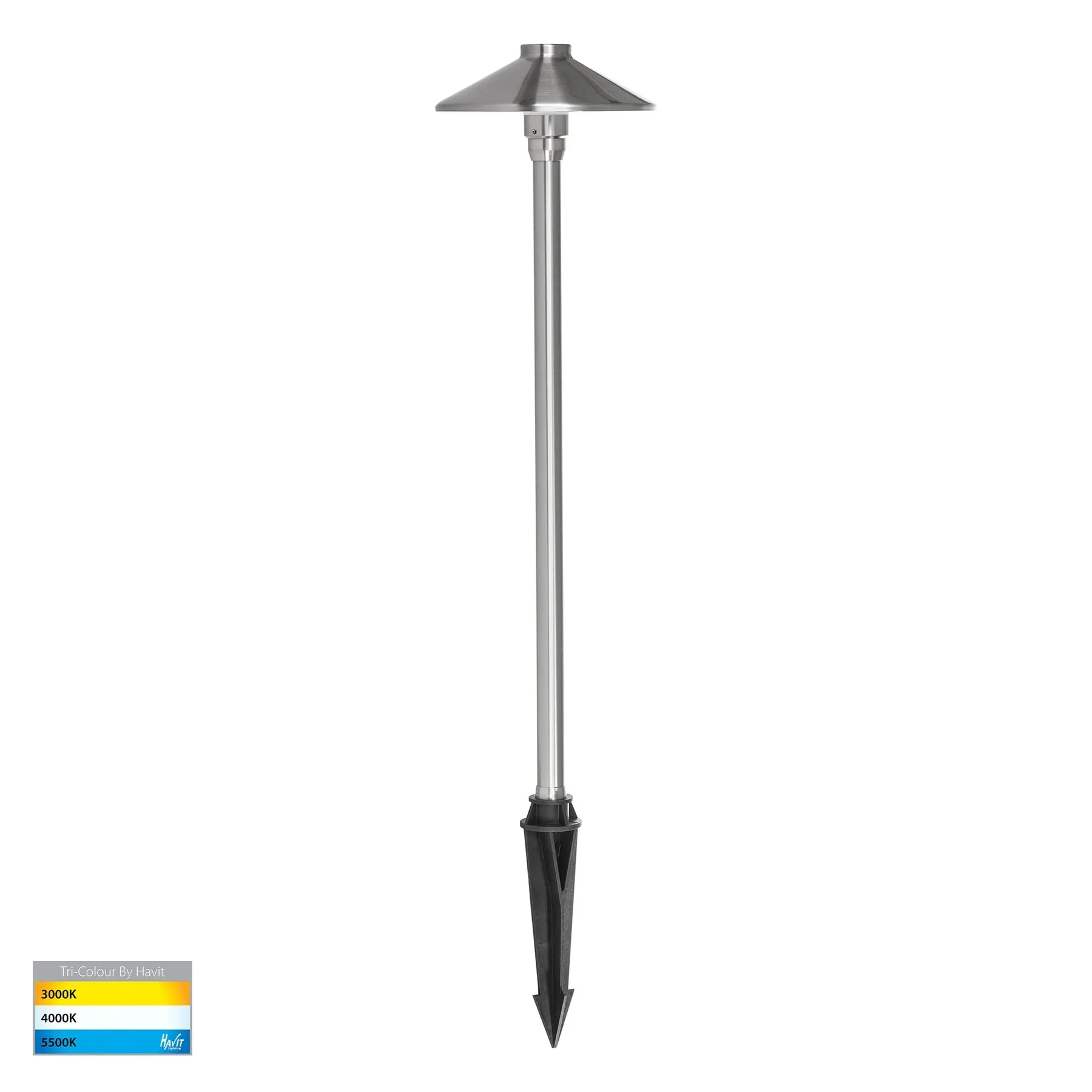 Polari LED Spike Light CCT 3w Antique Brass, Black, Copper, SS316 Havit Lighting - HV1452T - Image 5