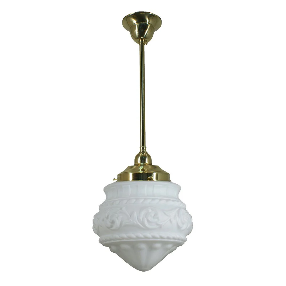 PREMIER 8" or 12" ROD Pendant Light - Black/Chrome/Polished Brass - Image 3