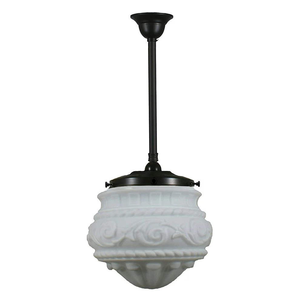 PREMIER 8" or 12" ROD Pendant Light - Black/Chrome/Polished Brass - Image 4