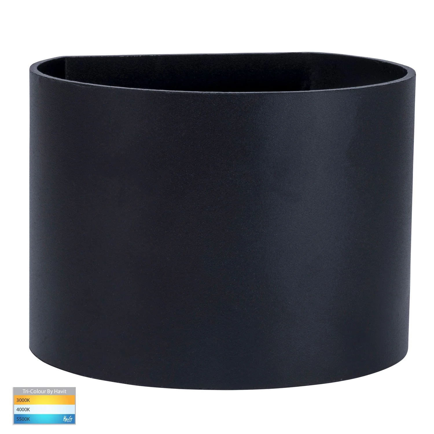 Rounded Outdoor LED Up/Down Wall Light Change Angle Of Light in Black or White Havit Lighting - HV3658T-XXX-RND - Image 15