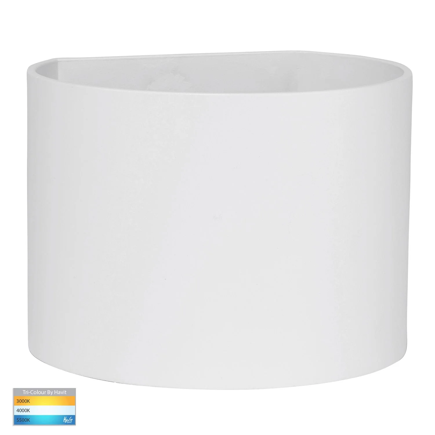 Rounded Outdoor LED Up/Down Wall Light Change Angle Of Light in Black or White Havit Lighting - HV3658T-XXX-RND - Image 4