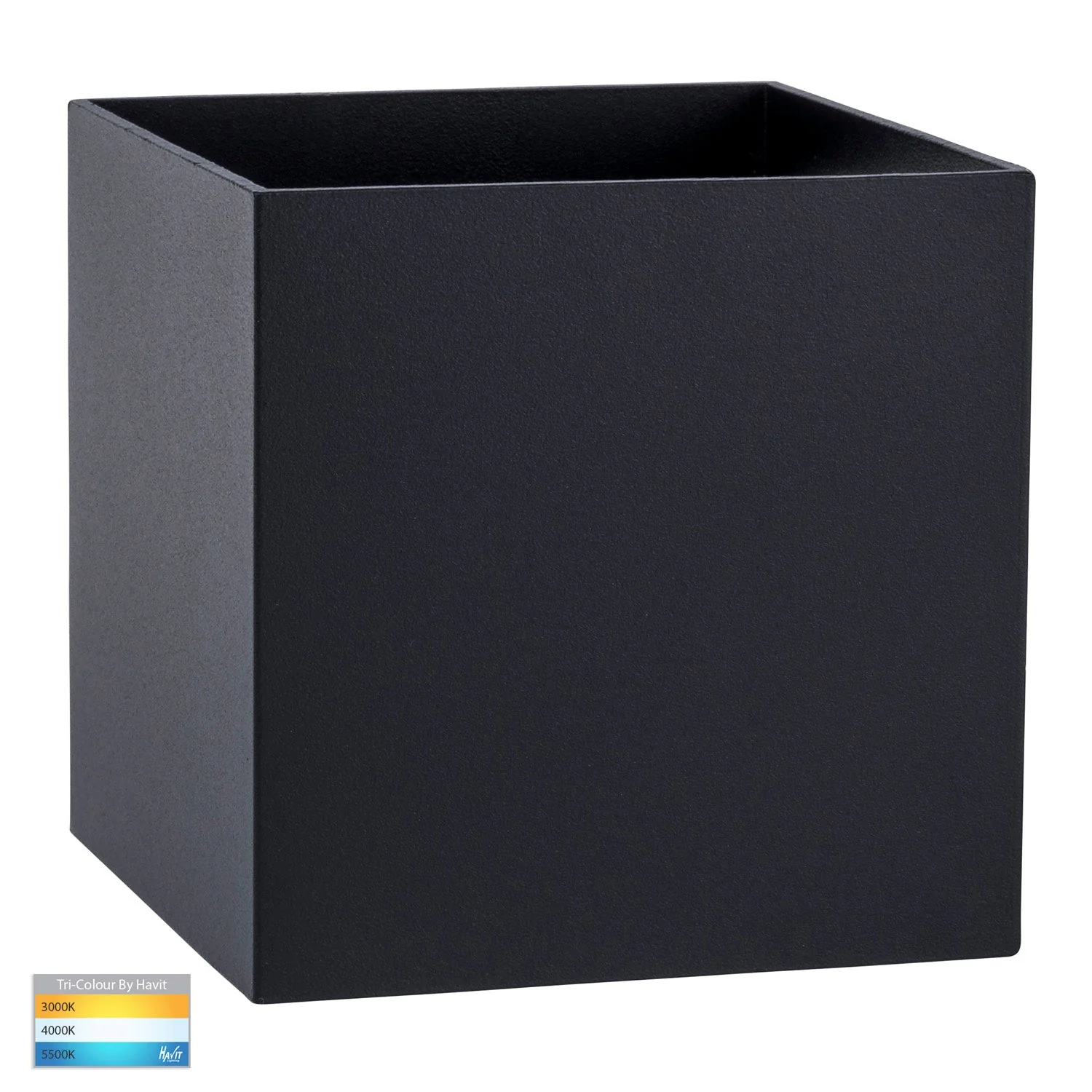 Rounded Outdoor LED Up/Down Wall Light Change Angle Of Light in Black or White Havit Lighting - HV3658T-XXX-RND - Image 5