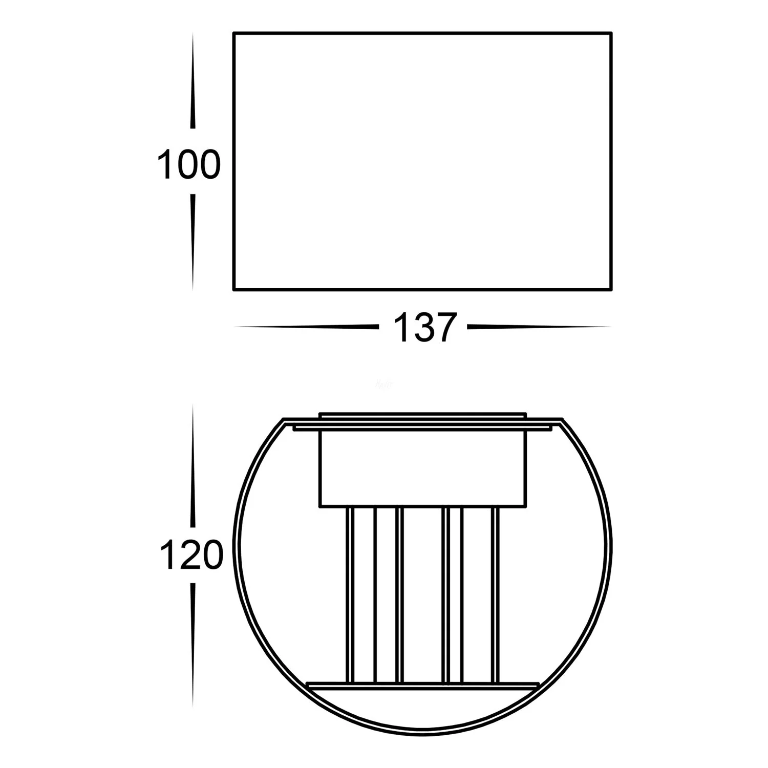 Rounded Outdoor LED Up/Down Wall Light Change Angle Of Light in Black or White Havit Lighting - HV3658T-XXX-RND - Image 6